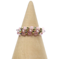 Pierścionek ze stali - warkocz