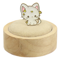 Przypinka metalowa - Koty