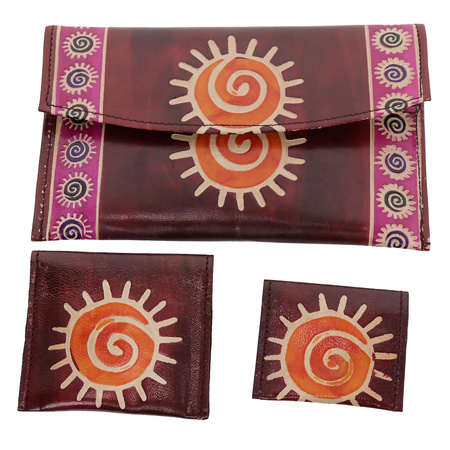 Portfel skórzany ZESTAW