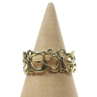 Pierścionek indyjski Om