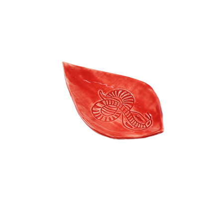 Podstawka ceramiczna pod palo santo RED SNAKE