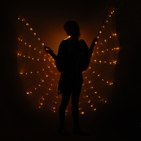 Skrzydła do tańca LED