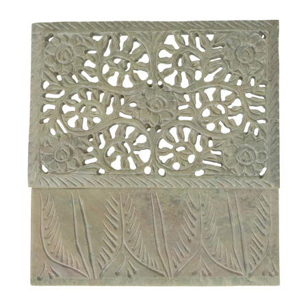 Szkatułka z kamienia mydlanego