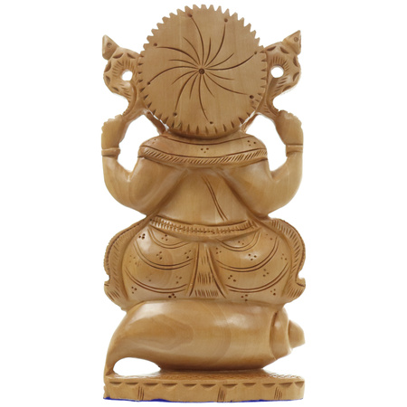 Figurka Ganeśi drewniana