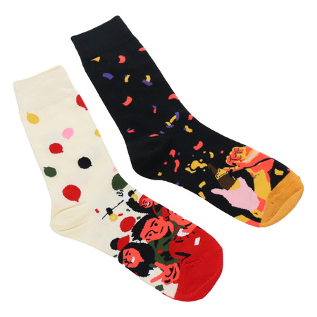 Kolorowe skarpetki za kostkę