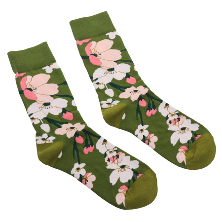 Kolorowe skarpetki za kostkę - natura