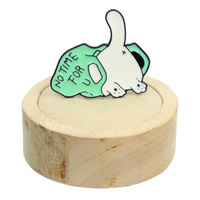 Przypinka metalowa - Koty