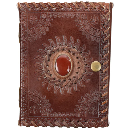 Notes skórzany z Indii