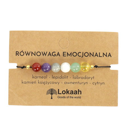 Bransoletka z kamiennych kulek – Amulet