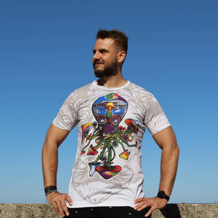T-Shirt męski hippie OCTOPUS