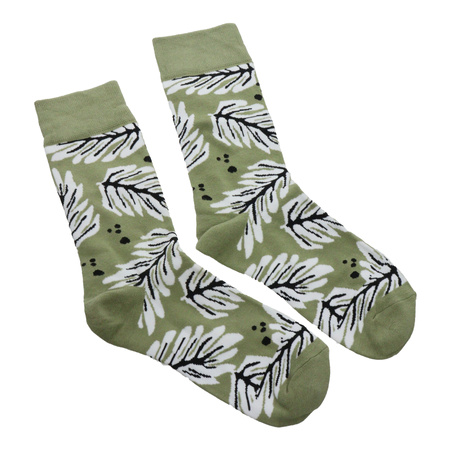 Kolorowe skarpetki za kostkę - natura