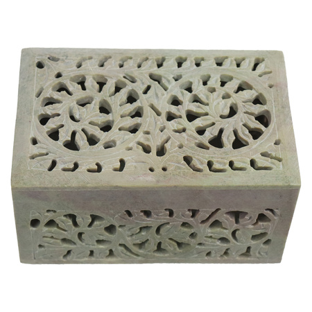 Szkatułka z kamienia mydlanego