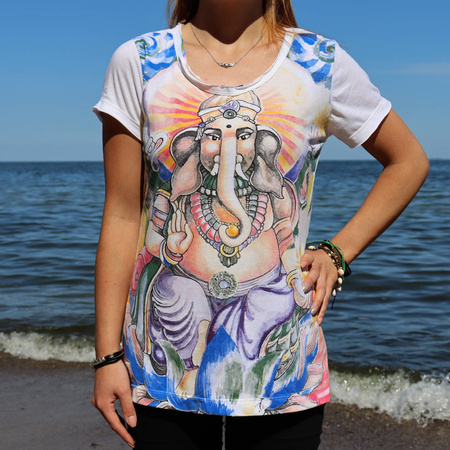 T-Shirt damski hippie LORD OF GANESH