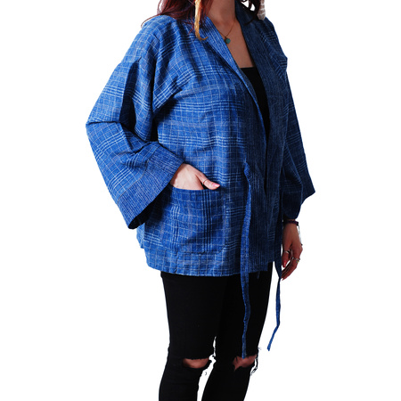 Bawełniane krótkie kimono