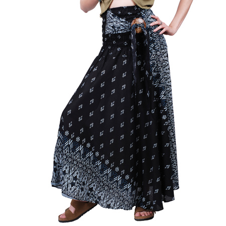 Spódnica wzorzysta wiązana