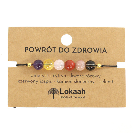 Bransoletka z kamiennych kulek – Amulet