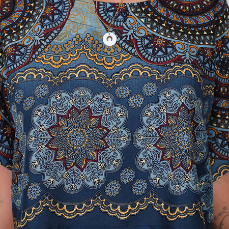 Koszulka wzorzysta krótka