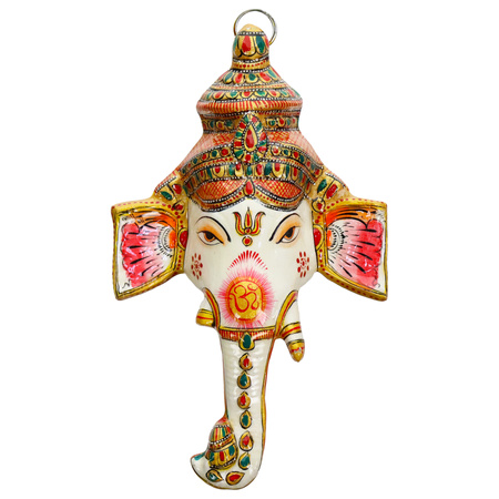 Ozdoba na ścianę z głową Ganeśi 