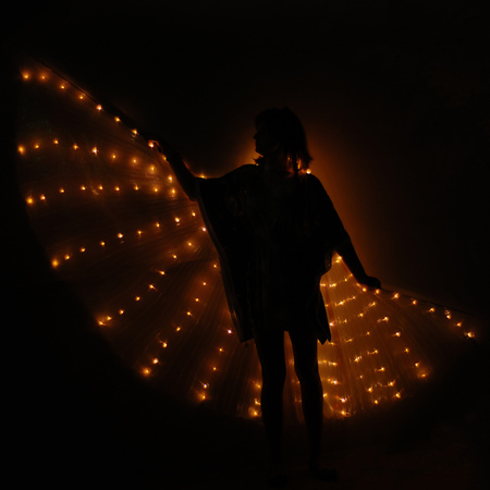 Skrzydła do tańca LED