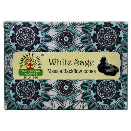 Kadzidła Dymne Namaste India - WHITE SAGE