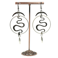 Kolczyki blaszane węże