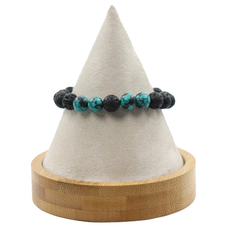 Bransoletka ściągana kamienna