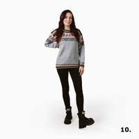 Peru Sweter z Alpaki - Alpaka brąz