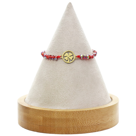 Bransoletka ze złotą koniczynną