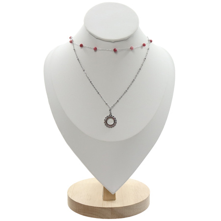 Naszyjnik kamienny z zawieszką