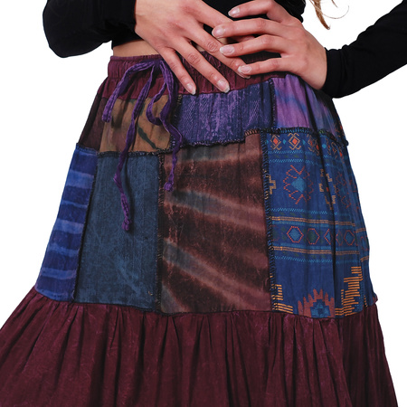 Tajlandia Spódnica Patchwork