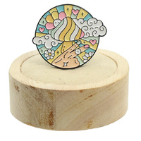 Przypinka metalowa - okrągła