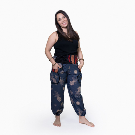 Tajlandia spodnie w rybki welony