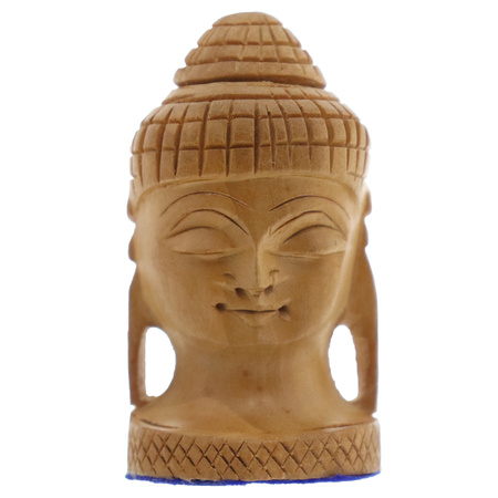 Drewniana głowa Buddy