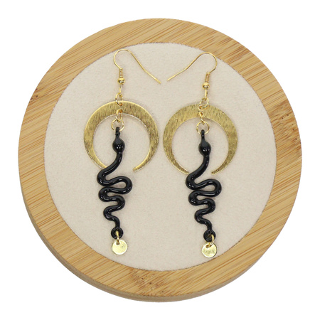 Kolczyki blaszane węże