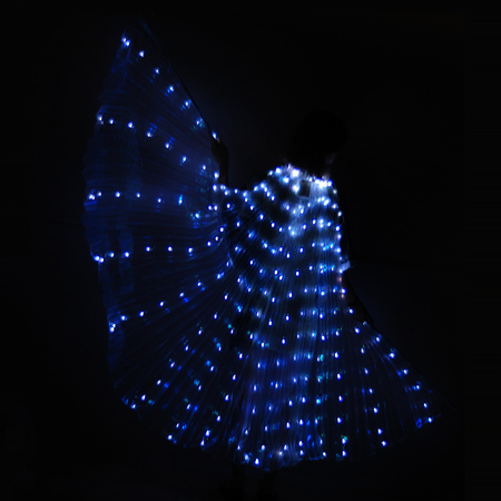 Skrzydła do tańca LED