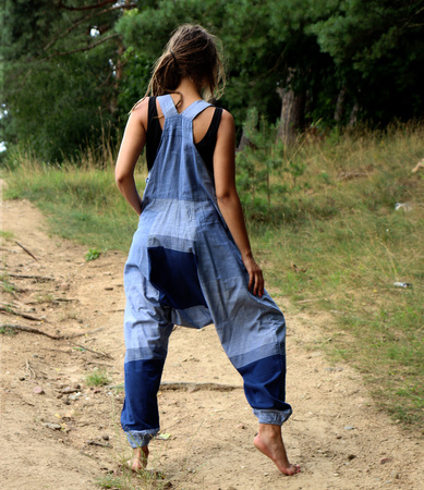 Nepal szarawary ogrodniczki