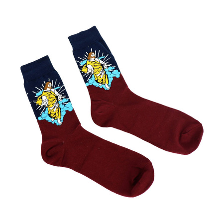 Kolorowe skarpetki za kostkę