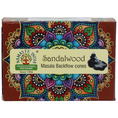 Kadzidła Dymne Namaste India - SANDALWOOD