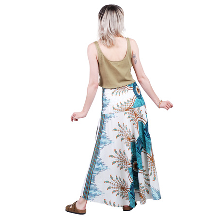 Spódnica wzorzysta wiązana