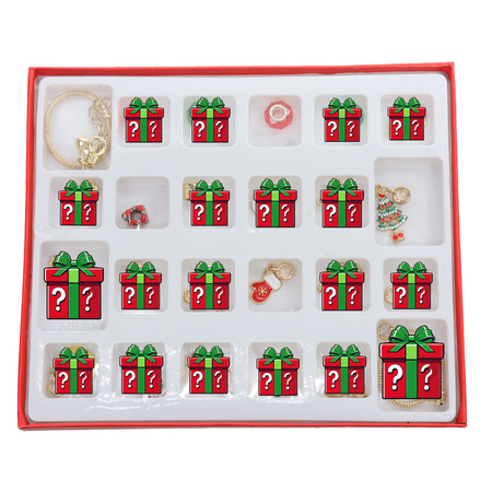 Kalendarz adwentowy z biżuterią