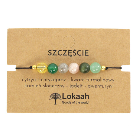 Bransoletka z kamiennych kulek – Amulet