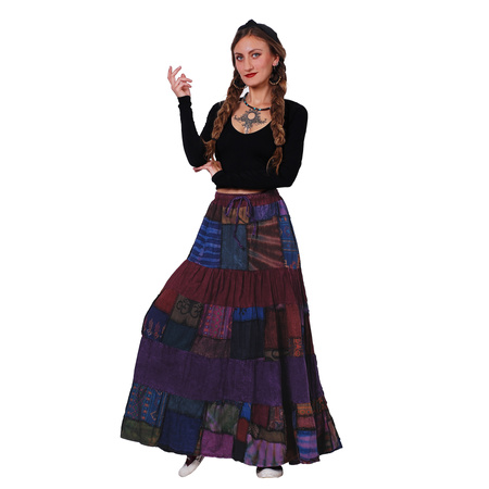 Tajlandia Spódnica Patchwork
