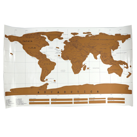 Mapa zdrapka świat, Travel Map