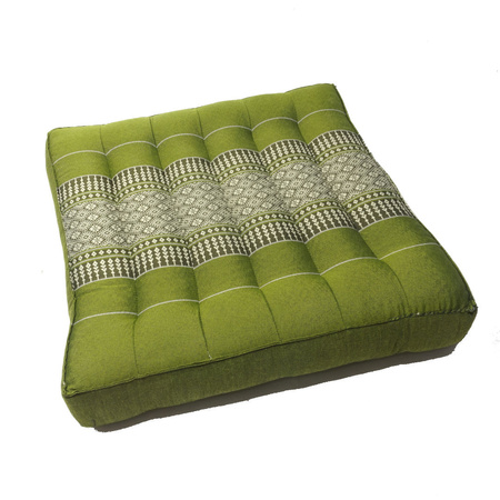 Poduszka do medytacji - joga - kwadrat BRĄZ Z MALINĄ