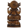 Figurka Ganeśi drewniana