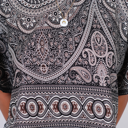 Koszulka wzorzysta krótka