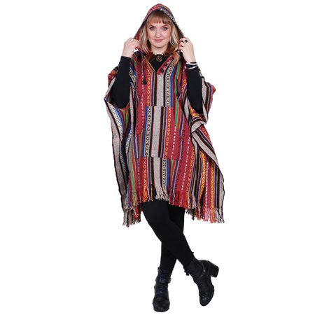 Poncho długie