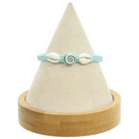 Bransoletka z dwiema muszelkami kauri