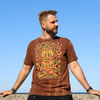 T-Shirt męski hippie Māori