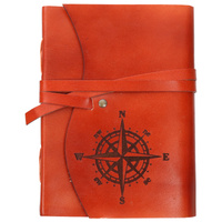 Pomarańczowy z różą wiatrów